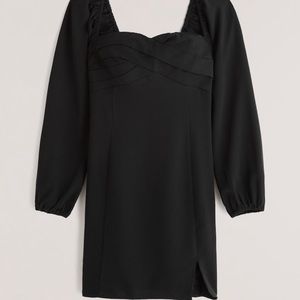 Abercrombie and fitch black mini dress